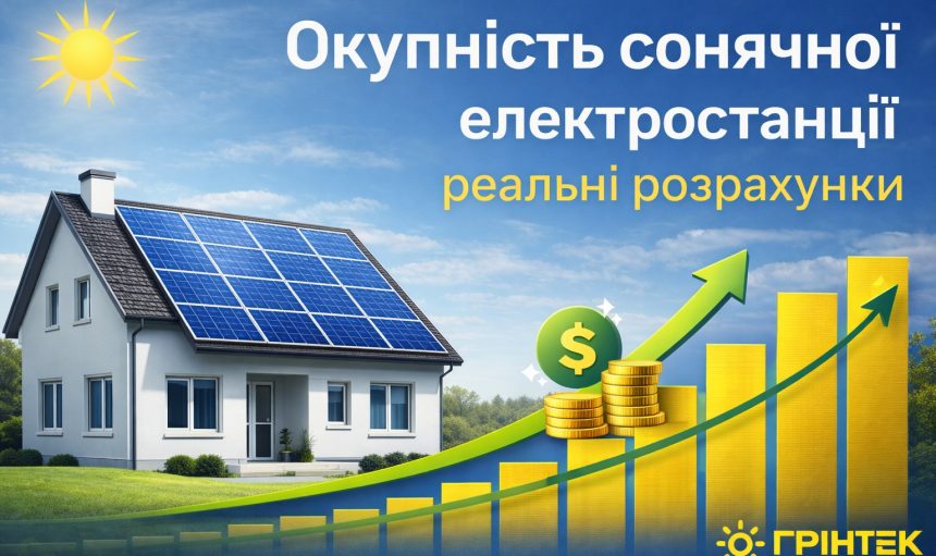 Окупність сонячної електростанції для дому — реальні розрахунки СЕС
