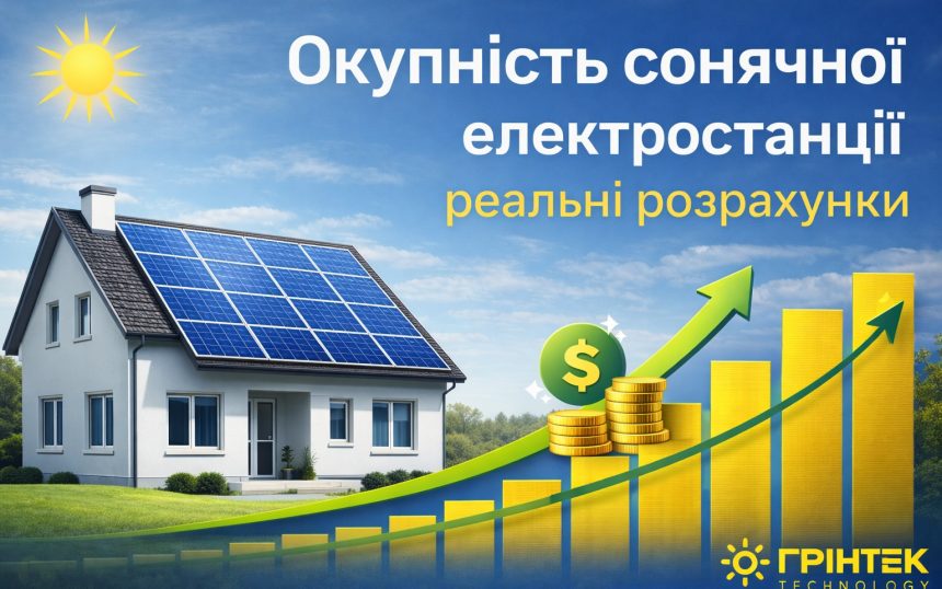 Окупність сонячної електростанції для дому — реальні розрахунки СЕС